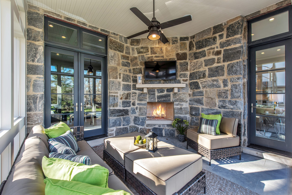 Modern Tudor - Transitional - Sunroom - Chicago - by Newgard Custom ...