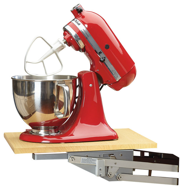 Heavy Duty Mixer Lift Chrome Contemporary Pantry And