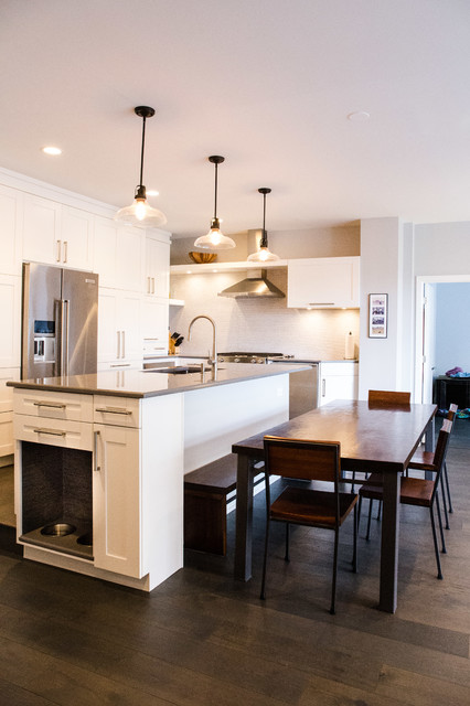 Bucktown Condo Renovation contemporary-kitchen
