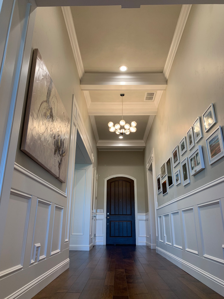 Wainscoting panels and Coffered Ceilings