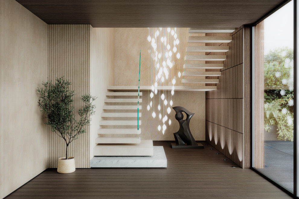 Design ideas for a modern staircase in Sydney.