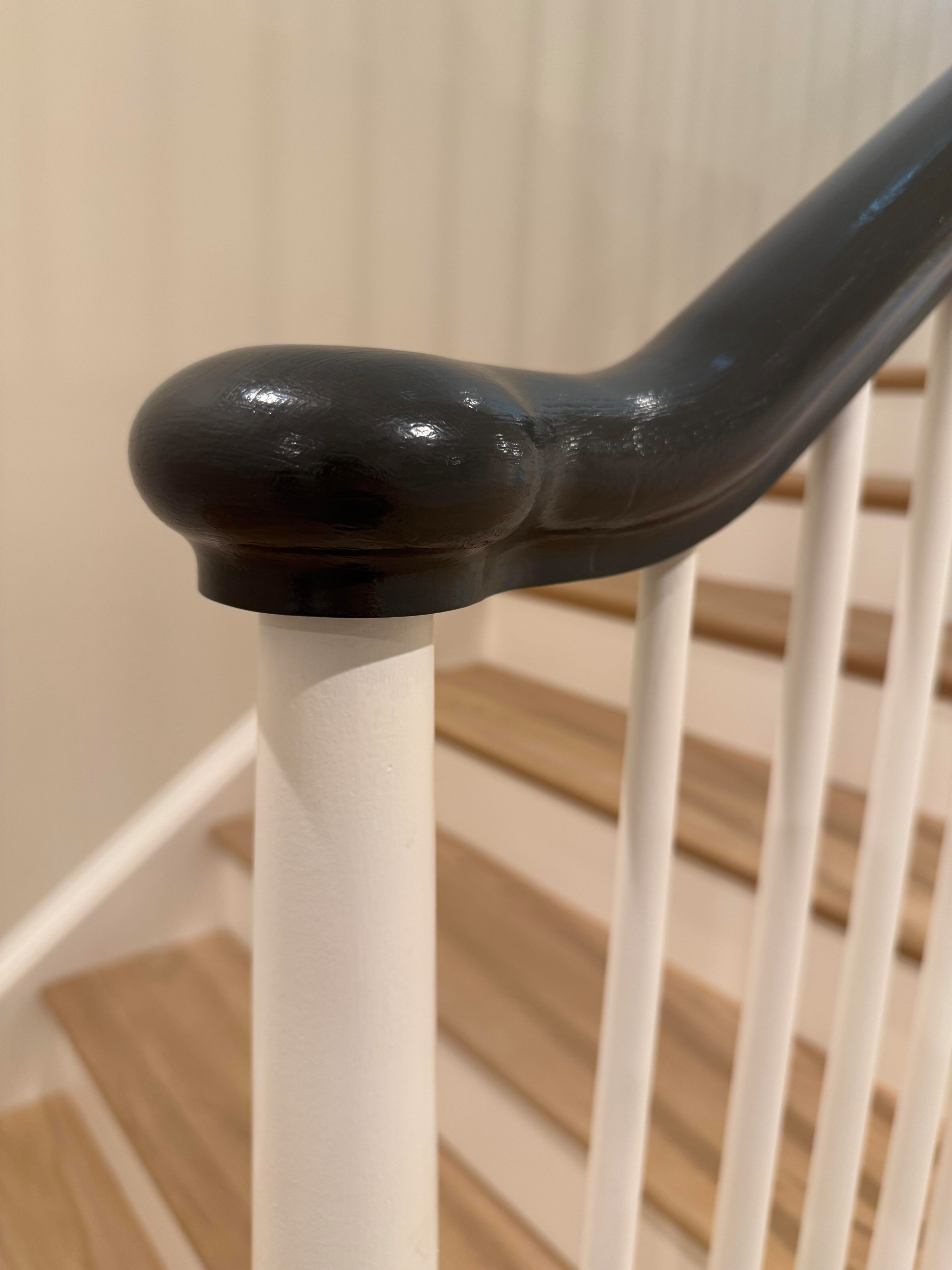 138_Elegant Double Bullnose Entry Stair, Bethesda, MD 20814