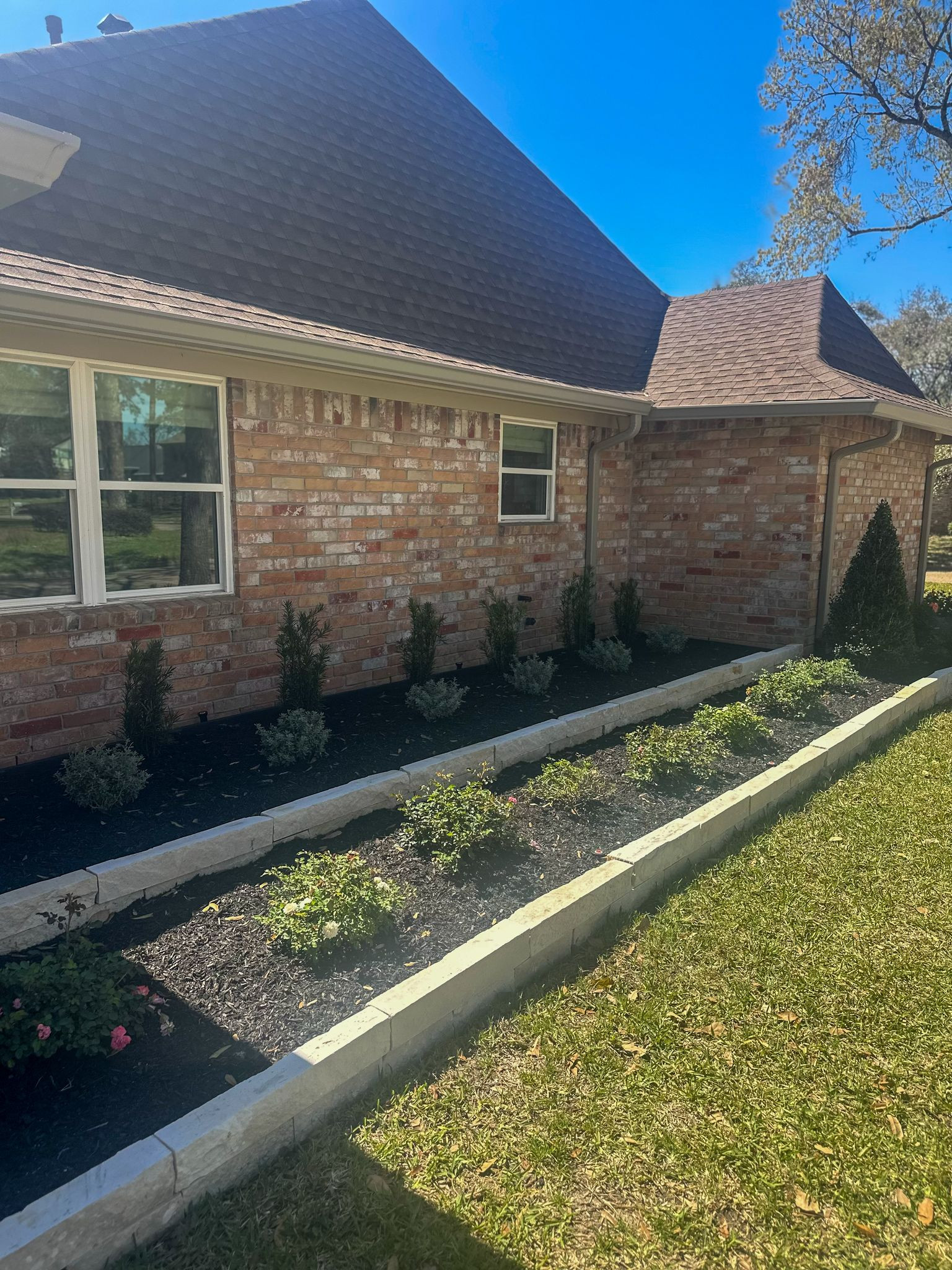 Front yard makeover at Durban Dr!