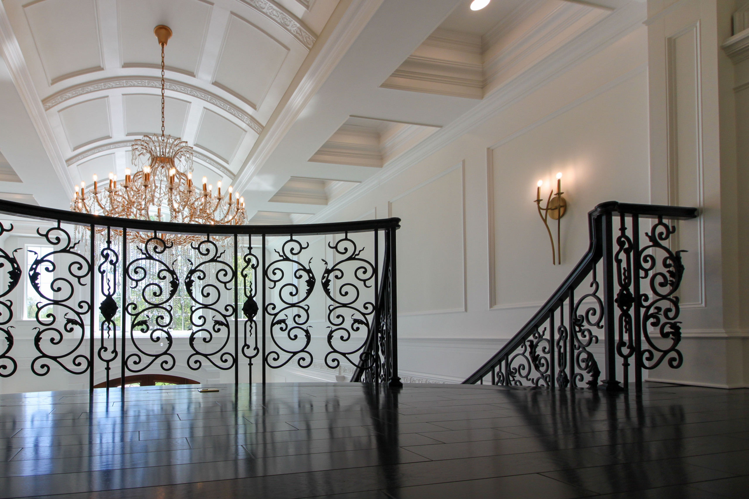 92_Grand Double Staircase in Exquisite Custom Home, Great Falls VA 22066