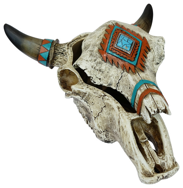 Southwestern Cow Skull Decor - Southwestern - Wall ...