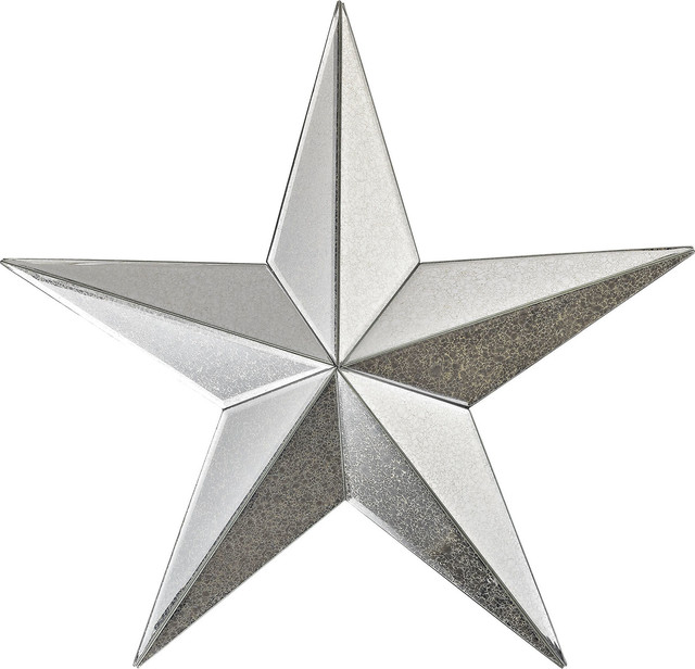 Wish Maker Antiqued Mirrored Star Wall Decor 18 Wish Maker Antiqued Mirrored Star Wall Decor 18