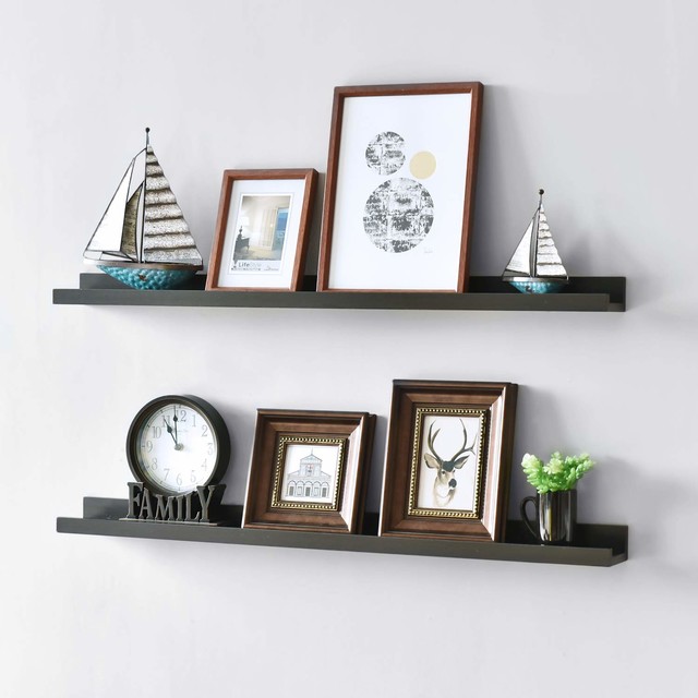 Vista Photo Ledge Picture Display Wall Shelf Gallery, 36 ...