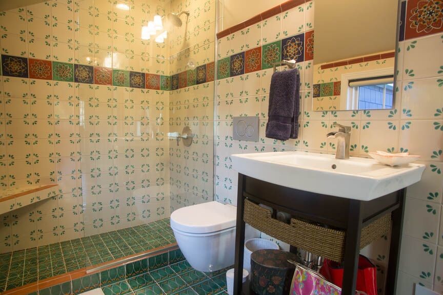 This is an example of a mediterranean bathroom in Minneapolis.