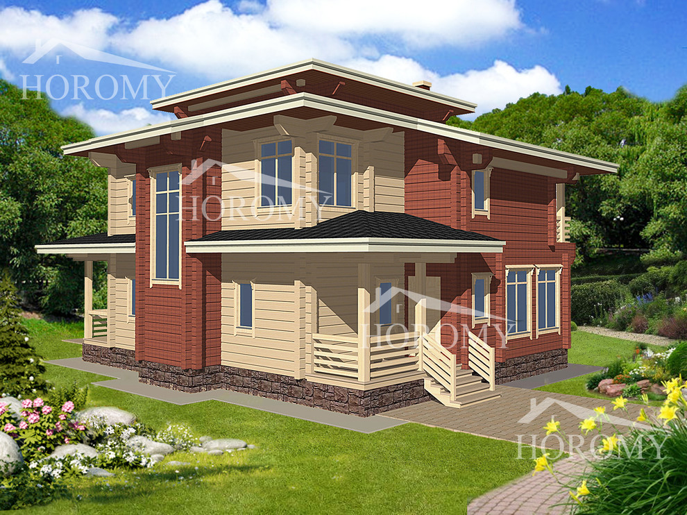 Проекты домов из клееного бруса