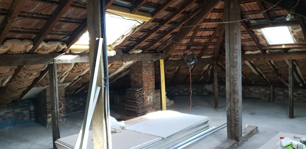 Isolation de comble dans une maison