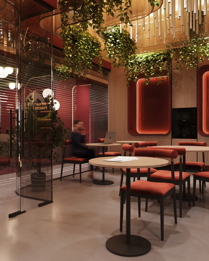 Кухня сотрудников. Штаб-квартира Совкомбанк Поволжье