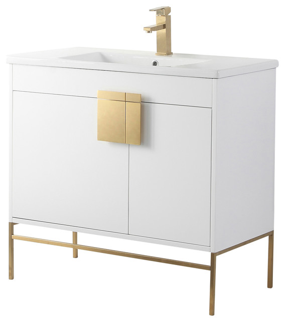 Shawbridge 36 Bathroom Vanity Contemporary Bathroom Vanities