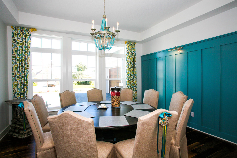 Design ideas for a transitional dining room in Jacksonville.