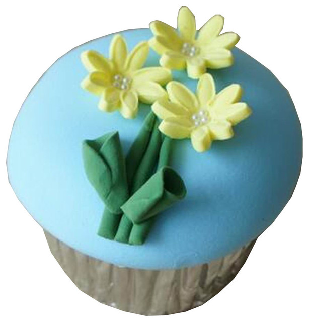 Party Supplies Daisy Decorations Blancho Simulation Cupcake