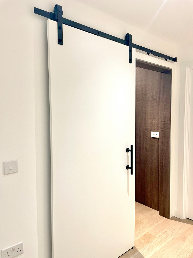 Bespoke sliding entrance door