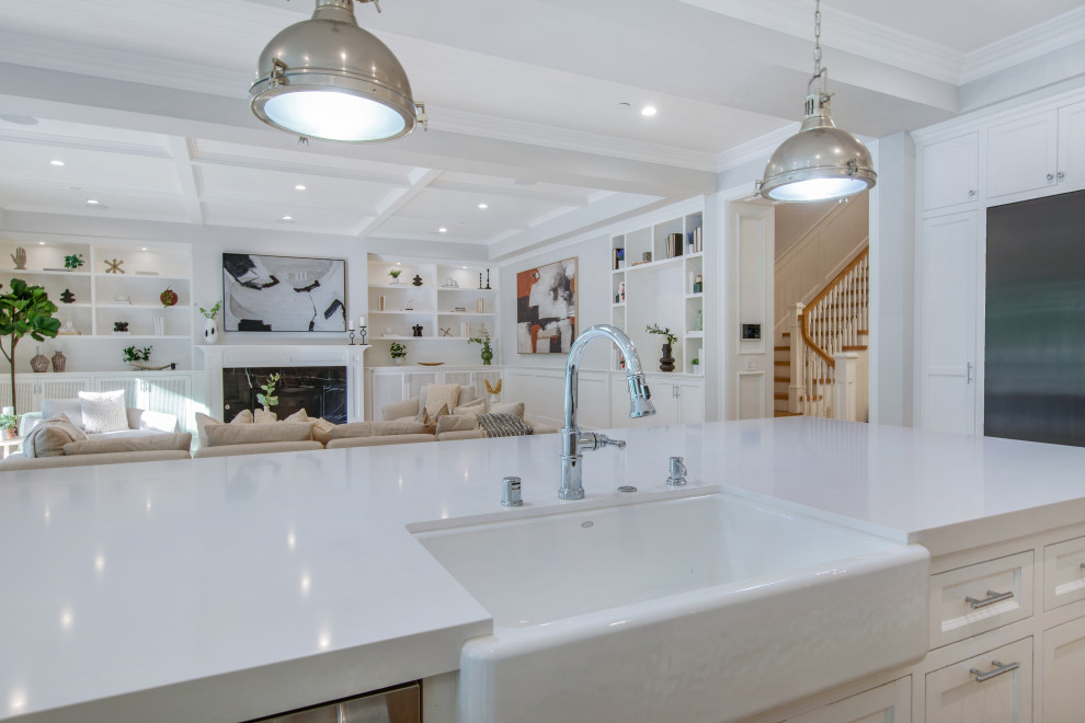 Kitchen - transitional kitchen idea in Orange County