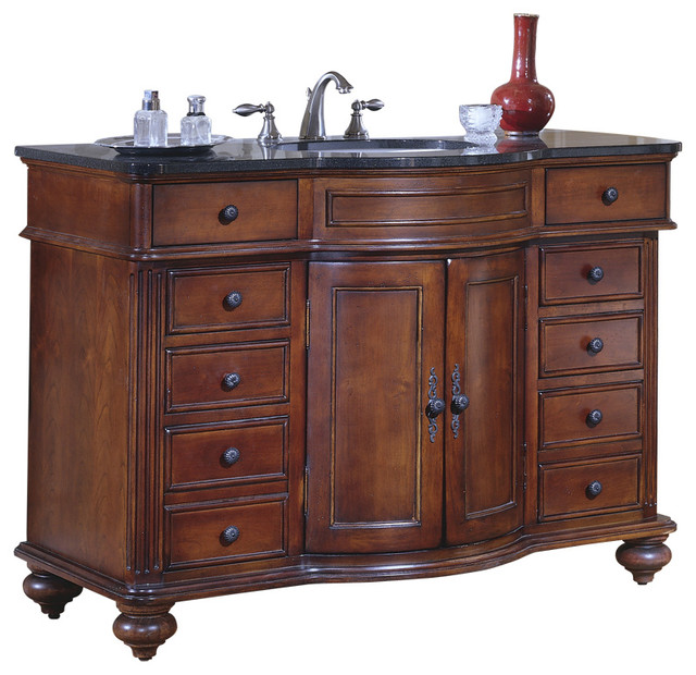 Arlington 24" Vanity, Distressed Cherry Finish, Vanity Only