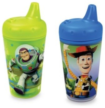 The First Years by Tomy Disney Toy Story 2-Pack Insulated Sippy Cups