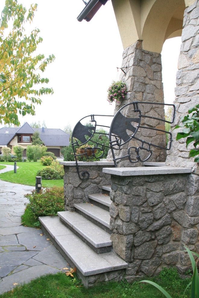 House in front of national park