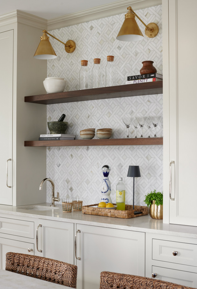 Home bar - home bar idea in Boston