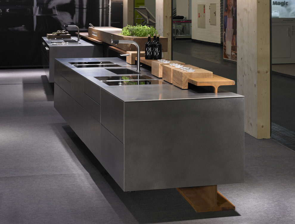 This is an example of an industrial kitchen in Munich.