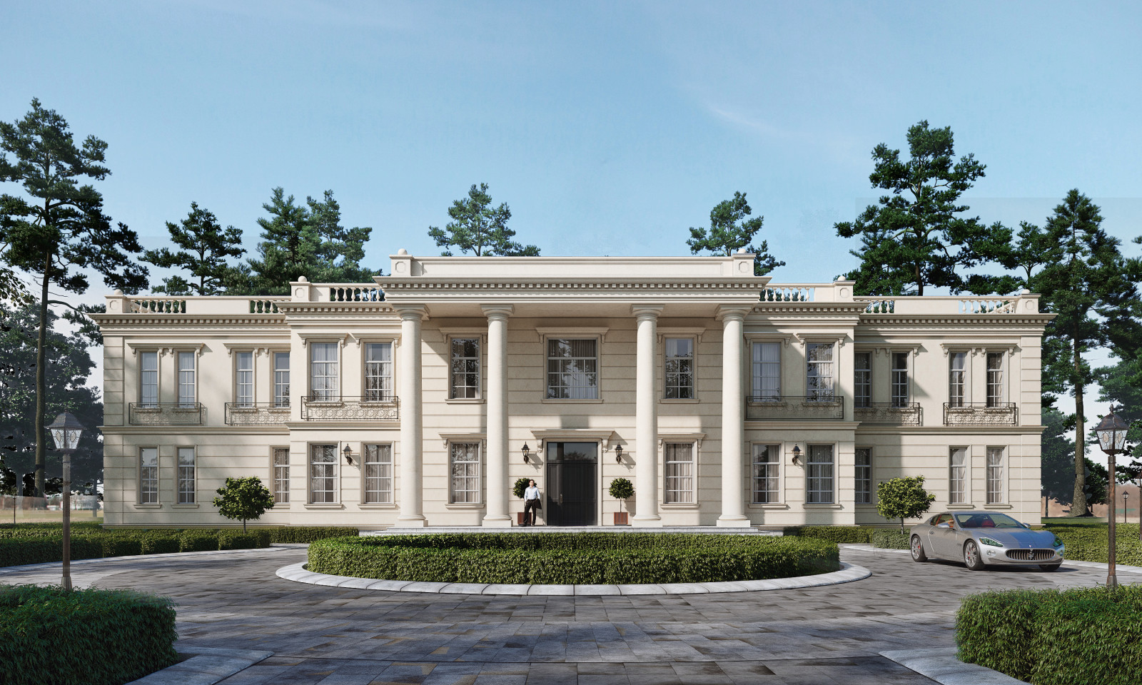 Проект загородного дома на Ильинском шоссе 1500 м.кв.