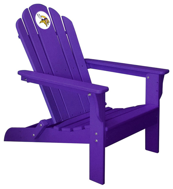 Minnesota Vikings Adirondack Chair, Purple - Contemporary 