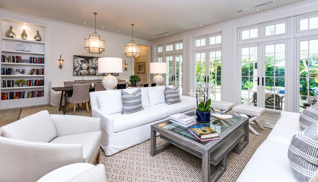 Key Biscayne Residences maritimt-dagligstue