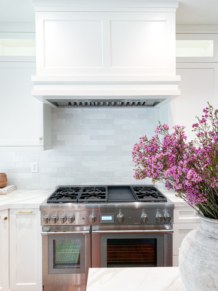 Kitchen - transitional kitchen idea in Orange County