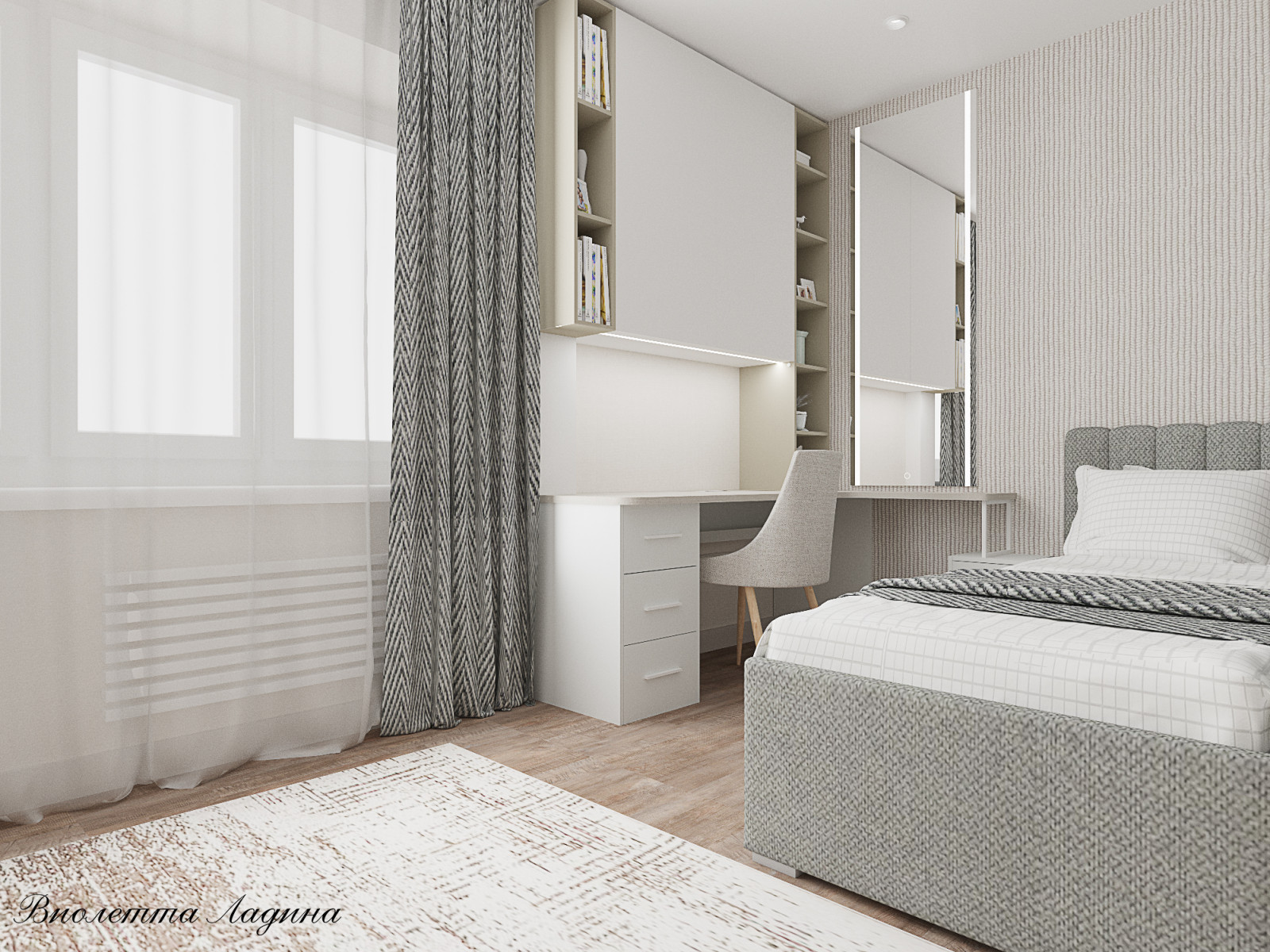 Детская комната для двух девочек.