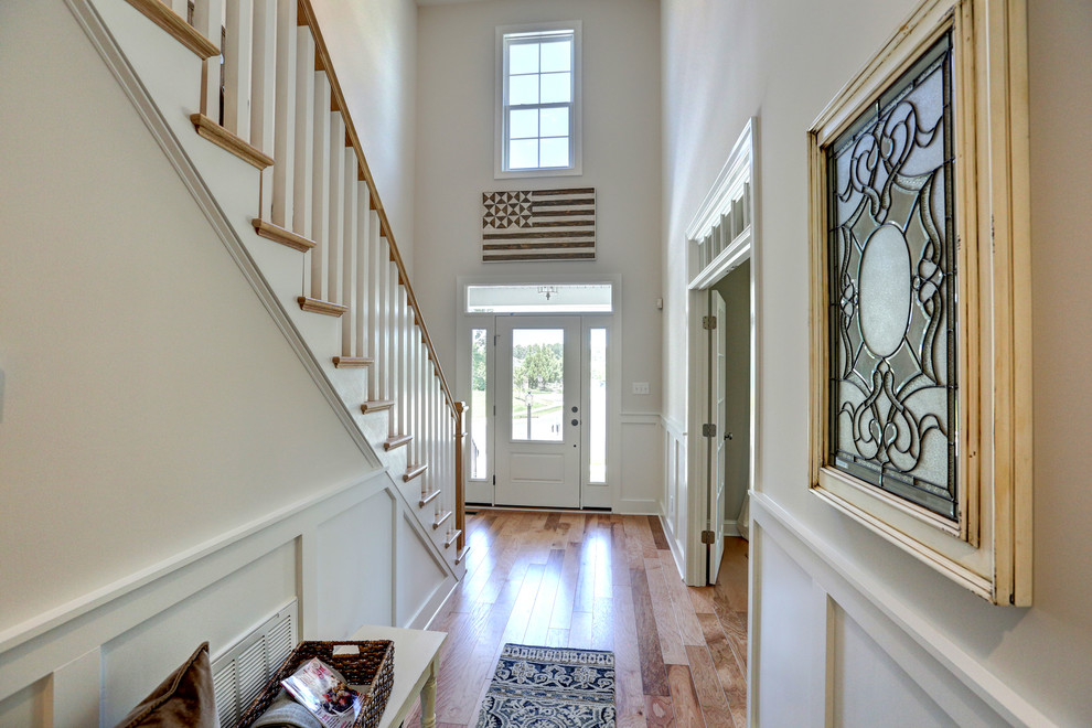 Transitional entryway in Richmond.