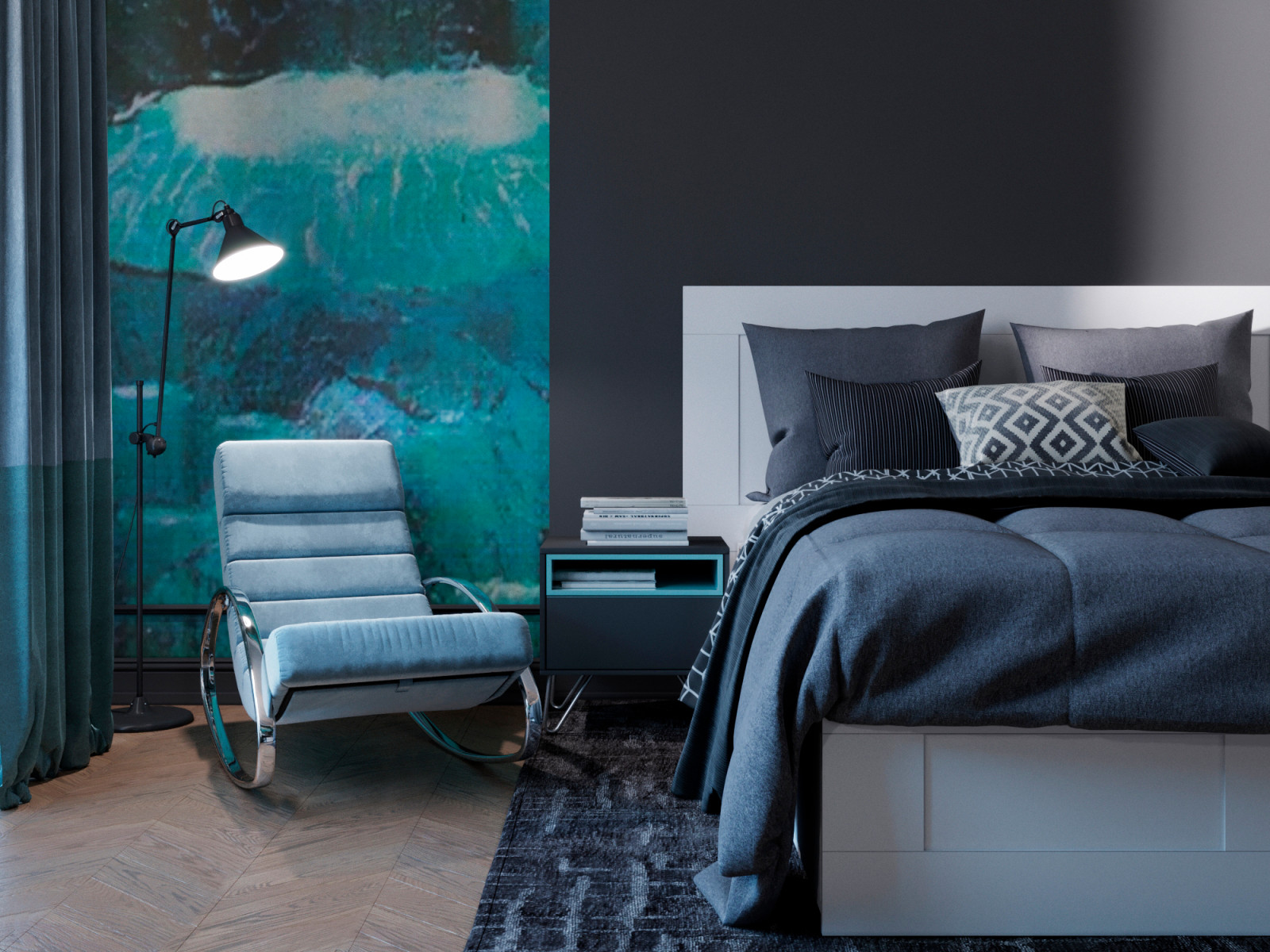 Дизайн-проект трехкомнатной квартиры в ЖК "Платинум"