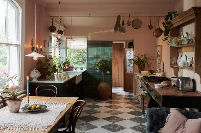 30 Kitchens With Checkered Floors