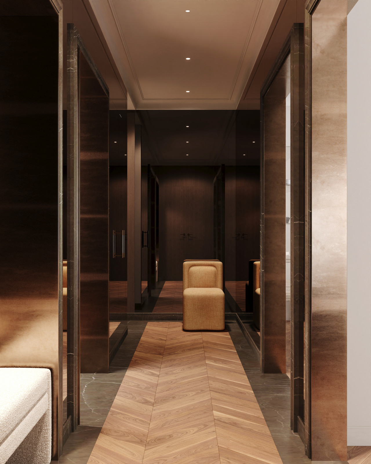 Projet d'intérieurs d'un appartement à Paris