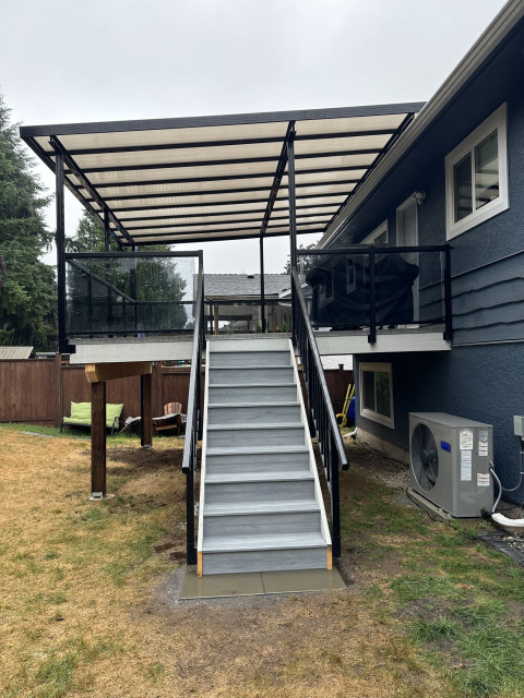 Upper Deck extension and Cover coastal-deck