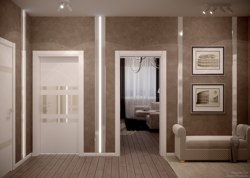 Дизайн коридора в квартире по ул. Кореновская, г.Краснодар