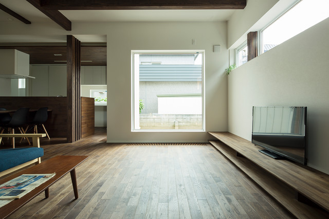 F-rich House modern-vardagsrum