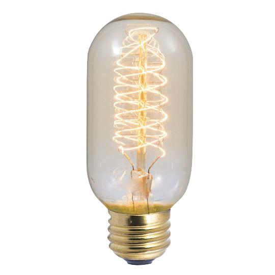Edison T14 Radio Tubular Style Vintage Bulbs, 40 Watt, Set of 50