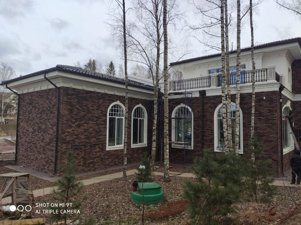 Дом в классическом стиле. Клинкерная плитка.