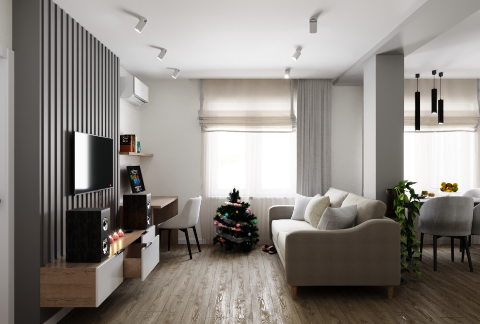 Квартира в минимализме на северной стороне