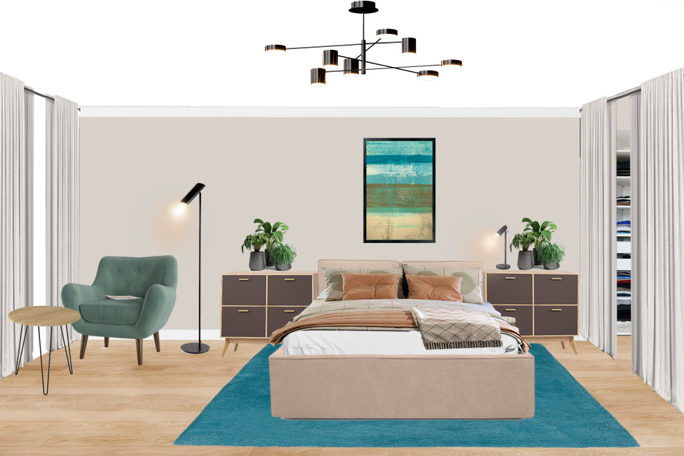 Эскизный проект однокомнатной квартиры