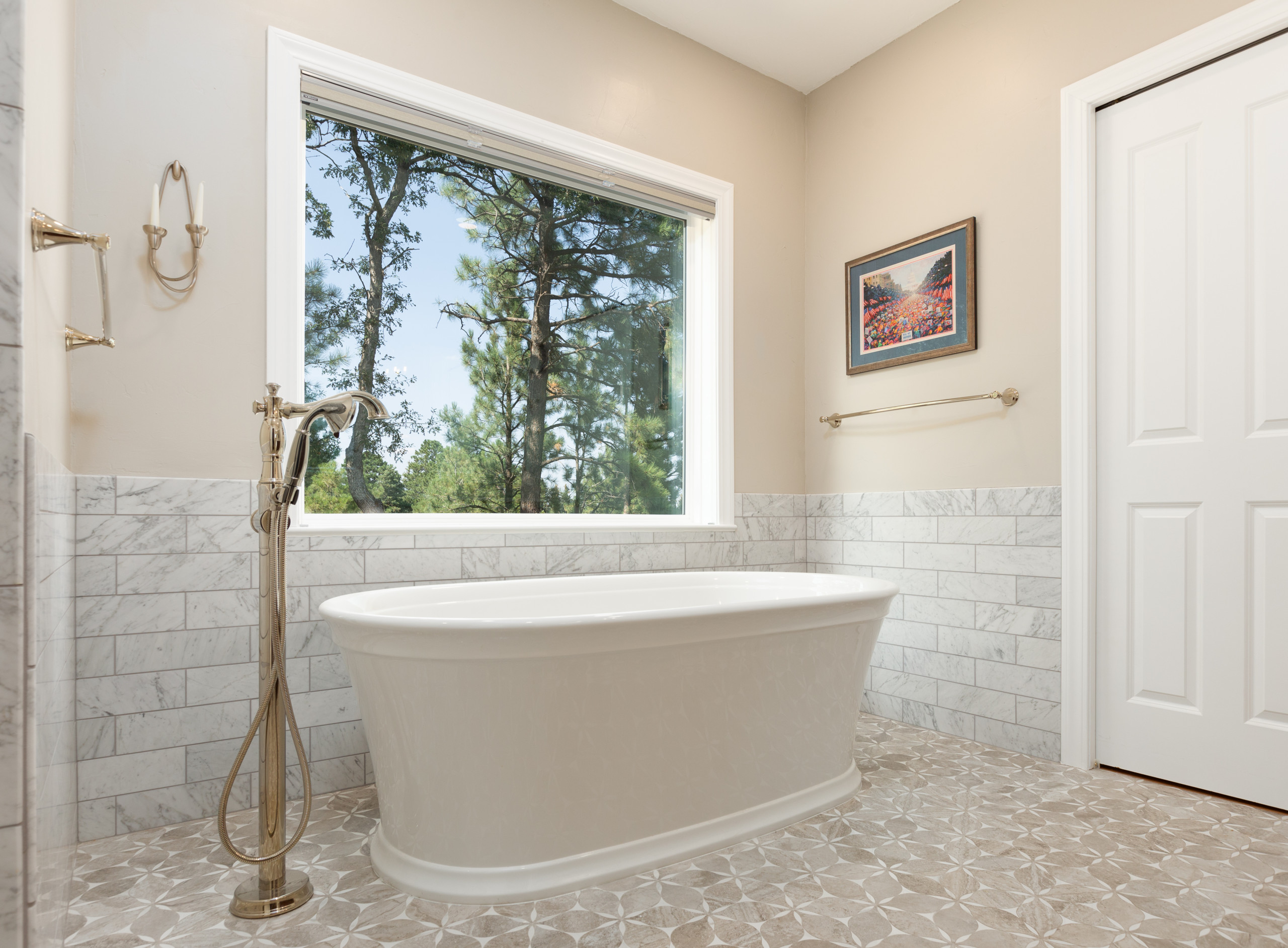 Master and guest bathrooms