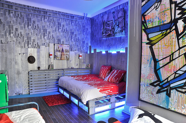 Ma maison eklektisch-schlafzimmer