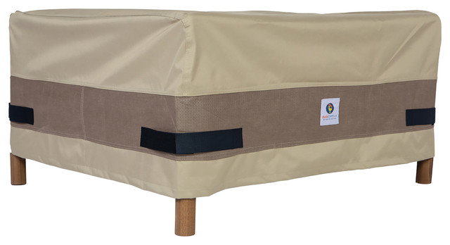 Duck Covers Elegant Square Patio Ottoman Side Table Cover Duck Covers Elegant Square Patio