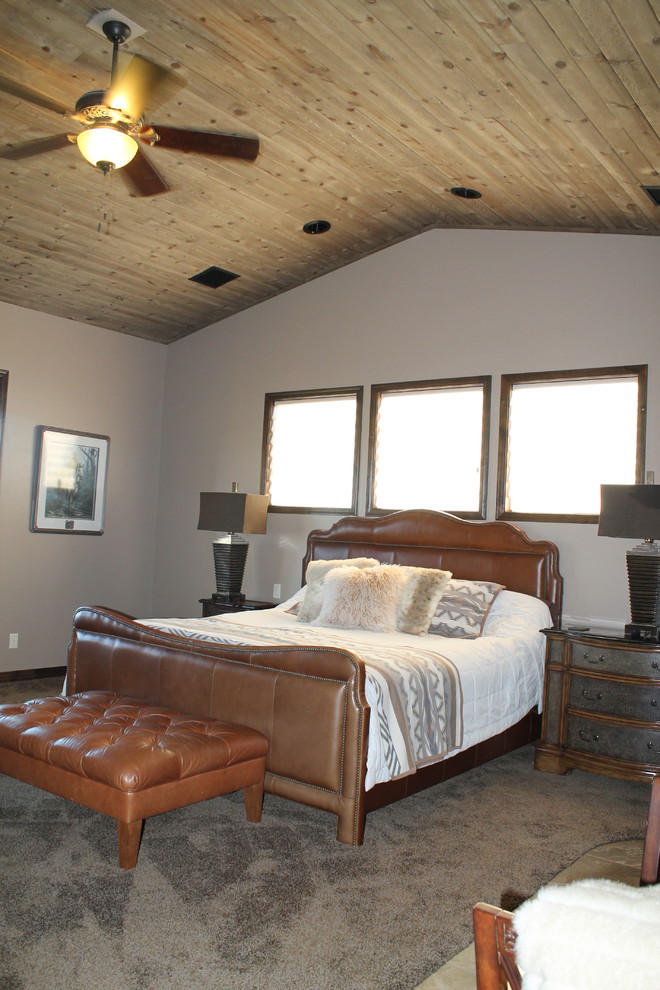 Mountain style bedroom photo in Phoenix
