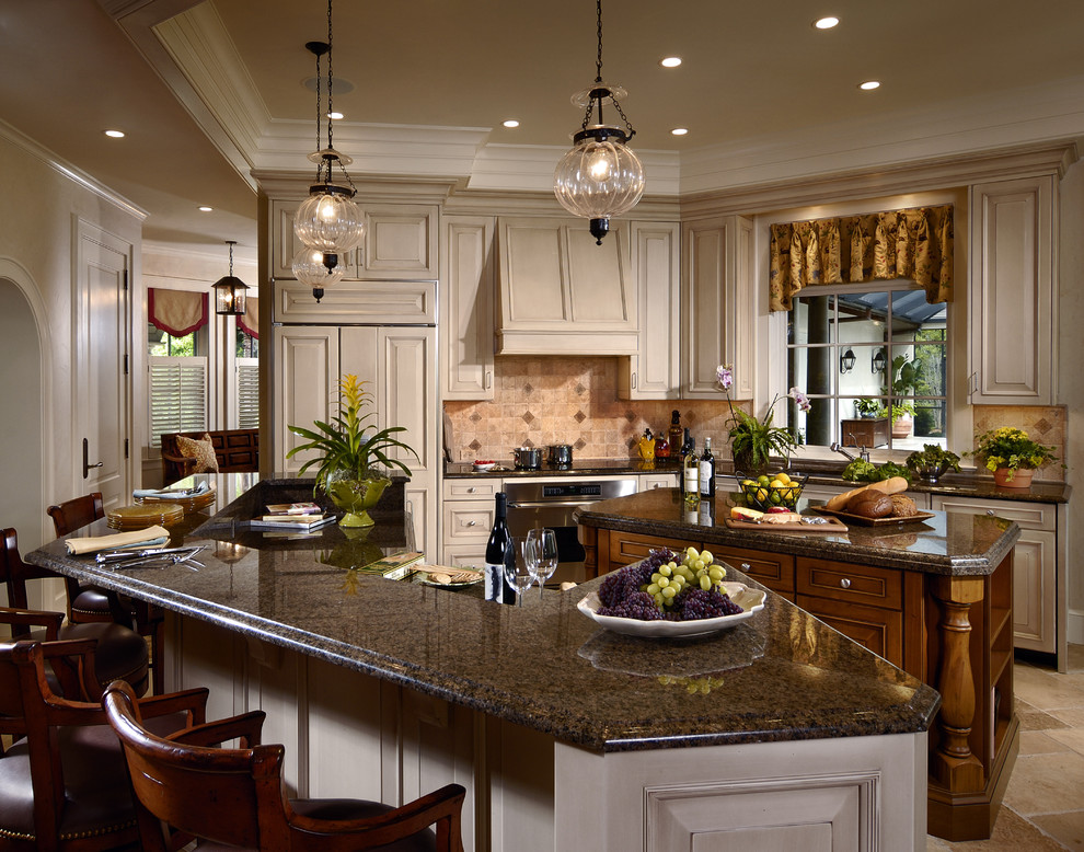 This is an example of a mediterranean kitchen in Jacksonville.