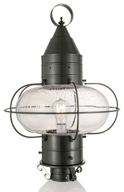 Norwell Lighting 1510-GM-CL Classic Onion - One Light Large Outdoor Post Mount