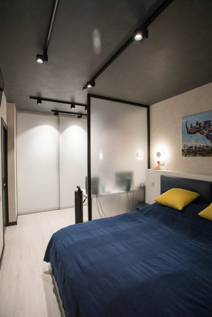 Реализованный проект евродвушки с элементами стиля Лофт