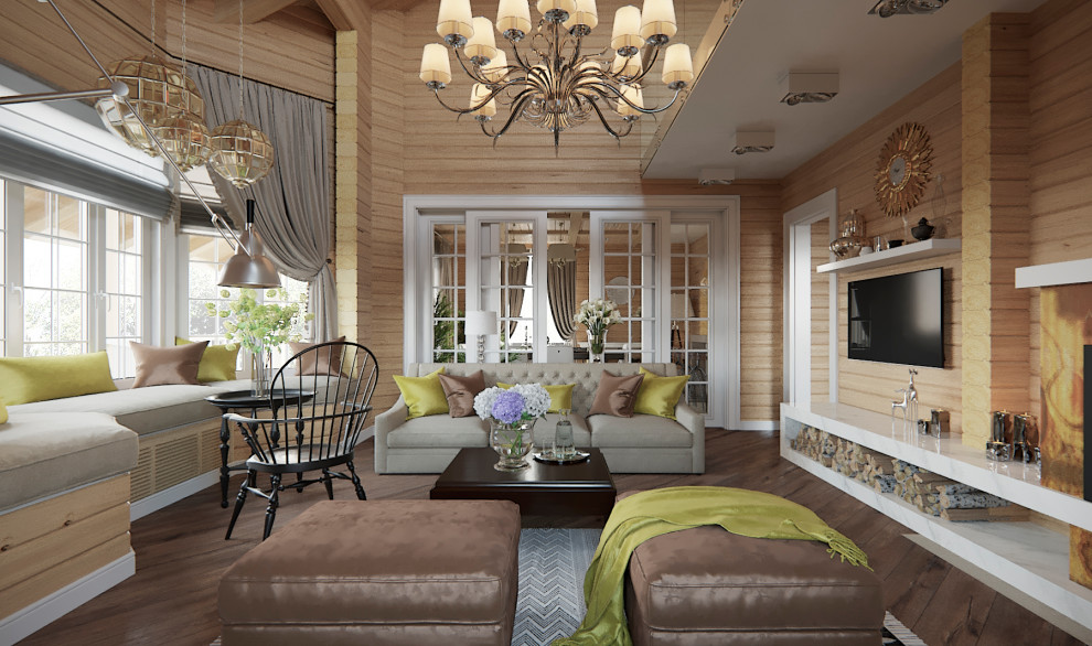 Коттедж из бруса в Москве