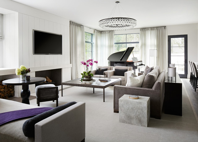 Stone & Slate contemporary-living-room
